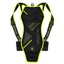 Spine chránič chrbtice čierna-žltá fluo