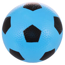 Lopta Fotbal gumová lopta modrá