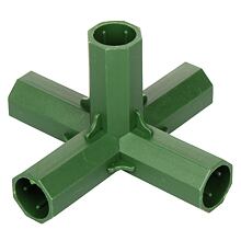 Pipe Buckle 5-side spojka pre záhradné tyče 