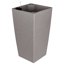 Delto Stone samozavlažovací kvetináč 25 x 46 cm sivá