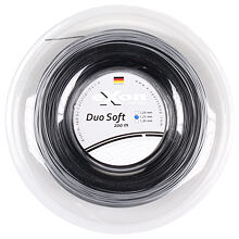 Duo Soft tenisový výplet 200 m čierna-strieborná