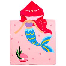 Redhead Mermaid detské plážové pončo