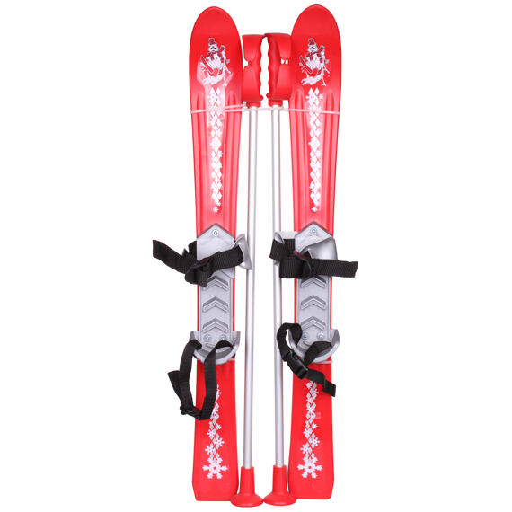 Baby Ski 90 detské mini lyže  červená