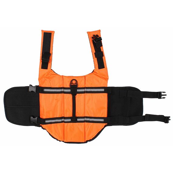 Dog Swimmer plávacia vesta pre psa oranžová
