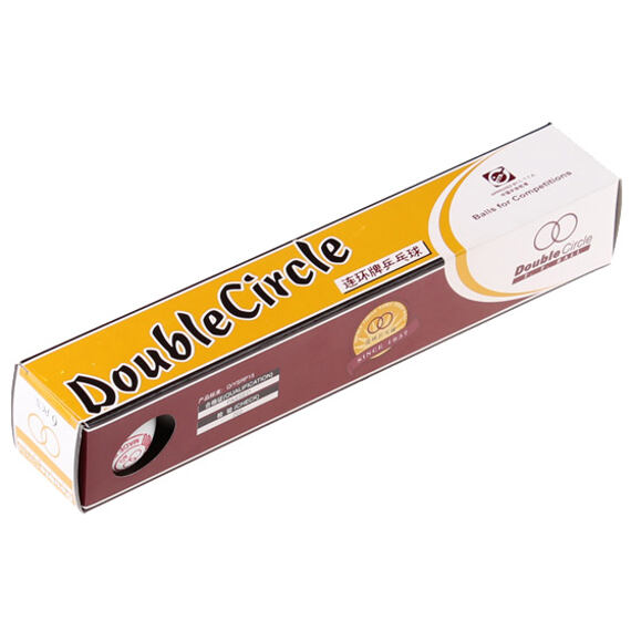 loptičky na stolný tenis Double Circle sada 6ks