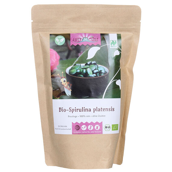Spirulina 500 g, 2000 tabliet bio produkt z Nemecka