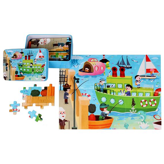 Parník puzzle 100 dílků