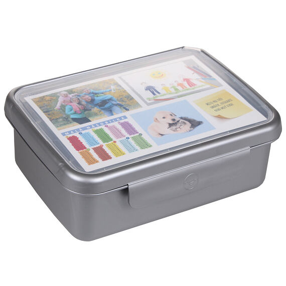 Zdravá desiata komplet box strieborná