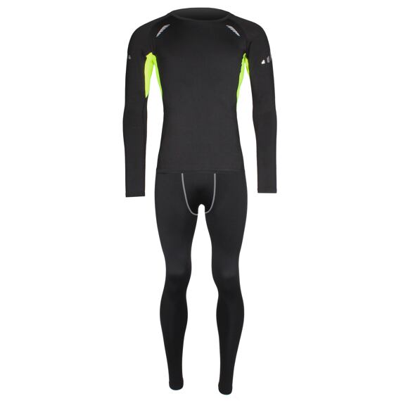 Thick Warm fitness set zelená
