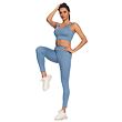 Yoga Sporty Long dámske legíny modrá