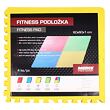Colored Puzzle fitness podložka žltá