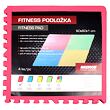 Colored Puzzle fitness podložka mix farieb