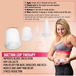 Cups 4Pack masážne silikonové baňky fialová