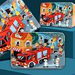 Hasící Vůz puzzle 100 dílků