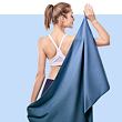 Microfibre rýchloschnúci uterák 40 x 80 cm fialová